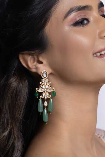 Joules by Radhika Ojaswini Embellished Earrings 