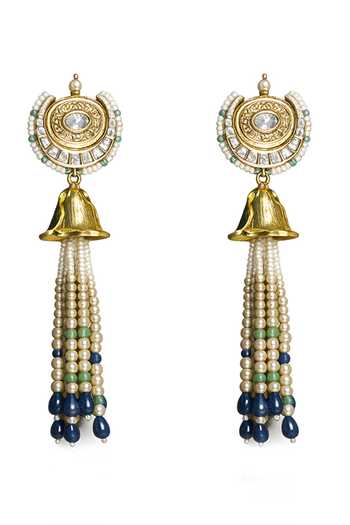 Joules by Radhika Trisha Long Tassel Earrings
