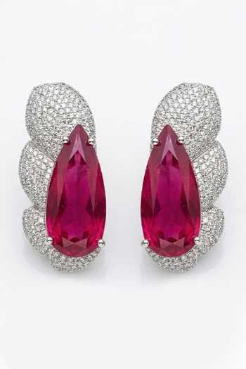Joules by Radhika Opaline Embellished Stone Earrings 