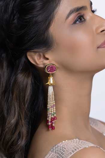 Joules by Radhika Anaya Long Tassel Earrings