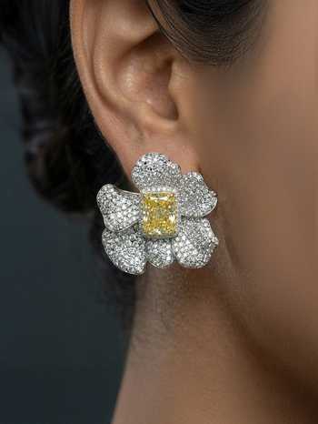 Joules by Radhika Miraya Floral Earrings