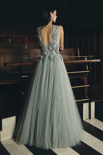 Supria Munjal Soft Applique Work Gown 