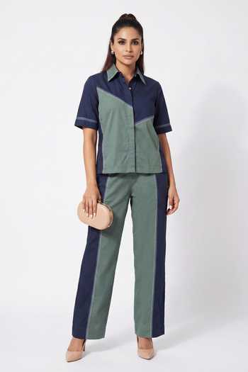 Escape By Aishwarya Illusion Top & Pant Co-ord Set 