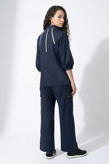 Escape By Aishwarya Sporty Pipen Top & Pant Co-ord Set 