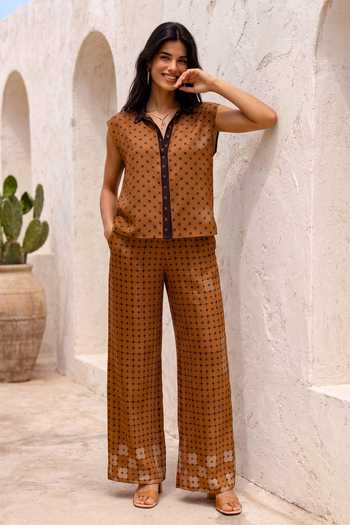 Nautanky Sandbar Chic Printed Shirt & Trouser Set 