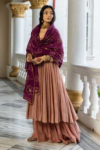 Nimbu Mirchi Sitaraa Embroidered Anarkali Set 