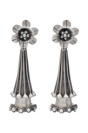 Sangeeta Boochra Handcrafted Floral Earrings