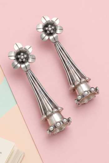 Sangeeta Boochra Handcrafted Floral Earrings