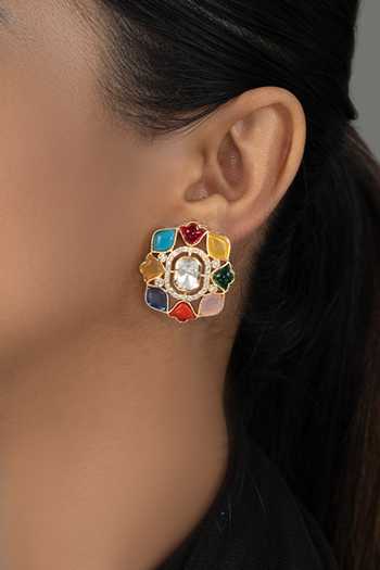 Joules by Radhika Nayeli Embellished Stud Earrings