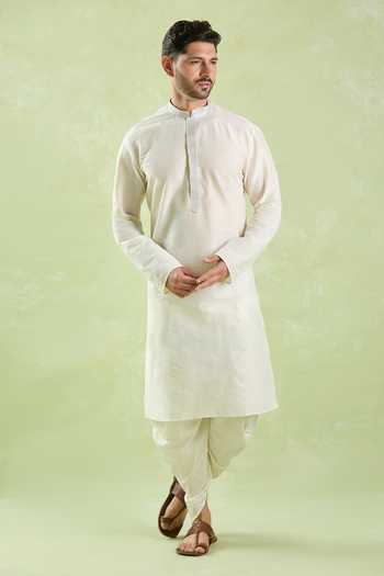 Arihant Rai Sinha Thread Placket Embroidered Kurta & Patiala Pant 