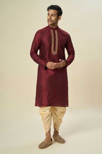 Arihant Rai Sinha Paisley Embroidered Kurta & Patiala Pant Set 