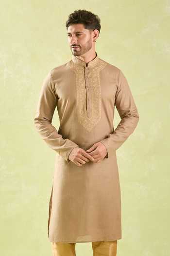 Arihant Rai Sinha Floral Vine Embroidered Kurta Set 