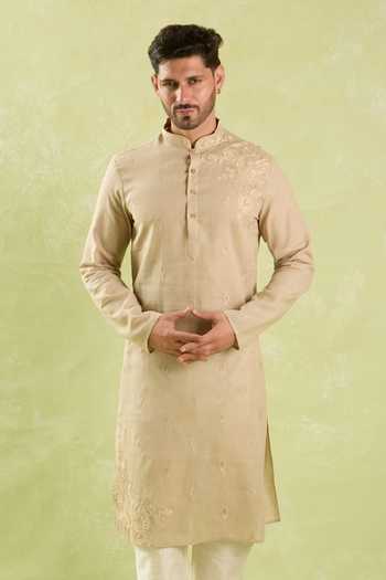 Arihant Rai Sinha Floral Embroidered Kurta Set 