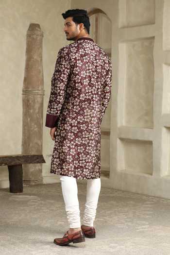 Kudrat Couture Mitti E Gulzar Floral Print Kurta 