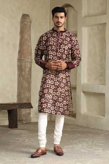 Kudrat Couture Mitti E Gulzar Floral Print Kurta 
