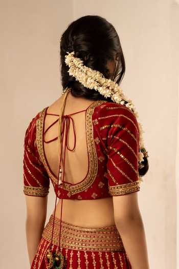 Nimbu Mirchi Nargis Embroidered Lehenga Set 