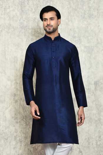 Arihant Rai Sinha Mandarin Collar Solid Kurta Set 