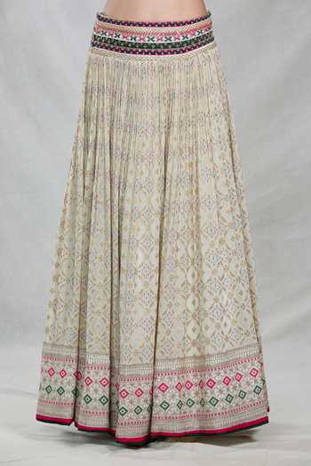 Buy Samyukta Singhania Multi Color Silk, Brocade Bandhani Bloom Crest Woven Banarasi Lehenga Set Online at Aza Fashions Buy_Samyukta Singhania_Multi Color Silk, Brocade Bandhani Bloom Crest Woven Banarasi Lehenga Set _Online_at_Aza_Fashions