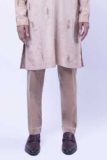 Buy Siddhant Agrawal Beige Tissue, Velvet, Satin Mistborne Embroidered Kurta Set Online at Aza Fashions Buy_Siddhant Agrawal_Beige Tissue, Velvet, Satin Mistborne Embroidered Kurta Set _Online_at_Aza_Fashions