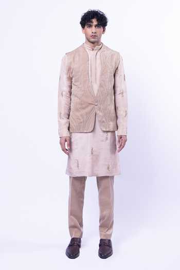 Siddhant Agrawal Mistborne Rooted Nehru Jacket 