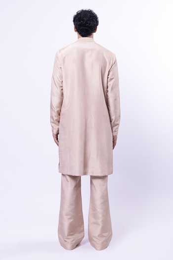 Siddhant Agrawal Wilted Bloom Embroidered Kurta Set 