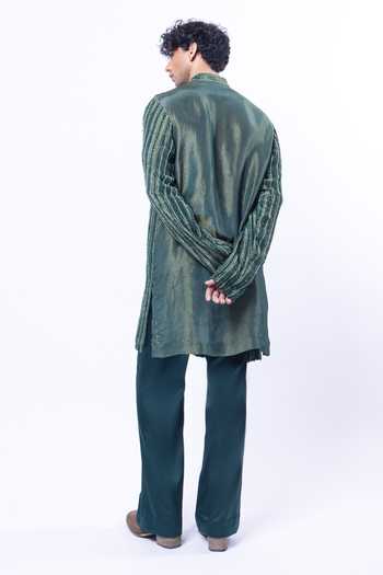 Siddhant Agrawal Verdant Mirage Embroidered Kurta Set 