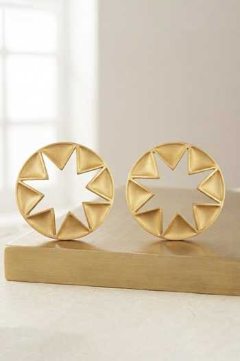 Zaza By Somya The Hollow Shaped Earrings 
