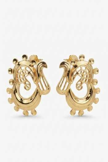 Zaza By Somya The Fringe Embellished Earrings 