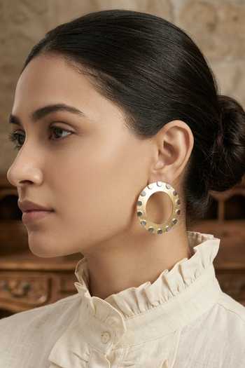 Zaza By Somya The Looped Hoop Earrings 
