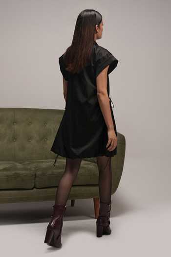 Zilaire Embroidered Cotton Shirt Dress 
