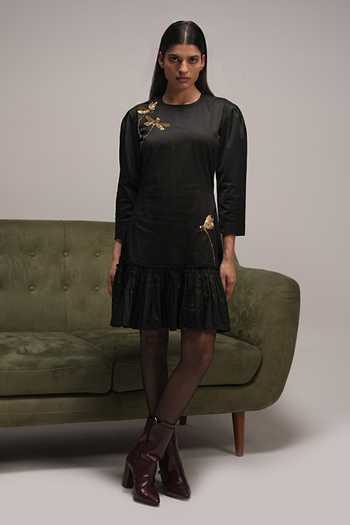 Zilaire Cotton Puff Sleeve Dress 