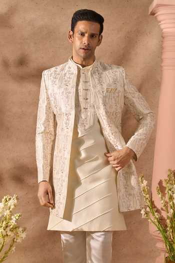 Arihant Rai Sinha Embroidered Sherwani Set 
