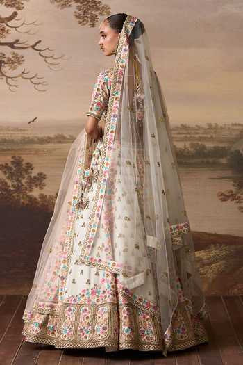 ANGAD SINGH Shabnam Embroidered Bridal Lehenga Set 
