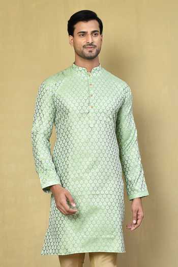 Arihant Rai Sinha Full Sleeve Woven Kurta Set 