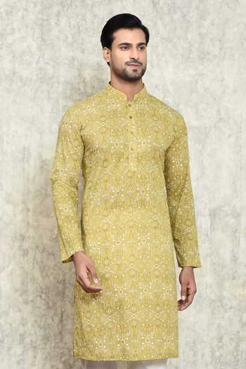 Arihant Rai Sinha Floral Print Kurta & Pant Set 