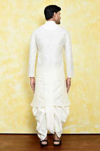 Arihant Rai Sinha Bloom Embroidered Kurta With Dhoti Pant 