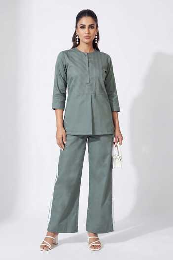 Escape By Aishwarya Katha Top & Pant Co-ord Set 