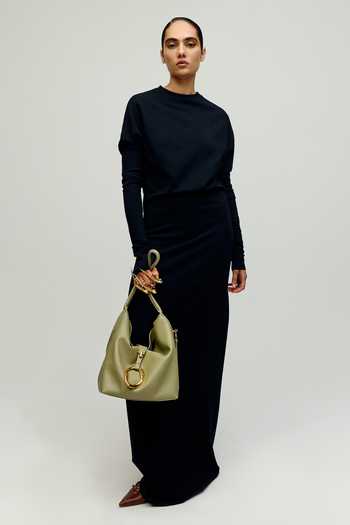 Outhouse_Green Le Sac Sage Bag _Online_at_Aza_Fashions