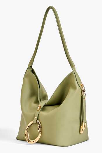 Buy_Outhouse_Green Le Sac Sage Bag _Online_at_Aza_Fashions