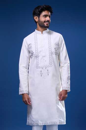 Arihant Rai Sinha Embroidered Full Sleeve Kurta Pant Set 