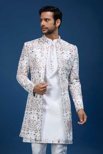 Arihant Rai Sinha Embroidered Sherwani Set 
