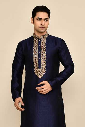 Arihant Rai Sinha Abstract Woven Kurta Set 