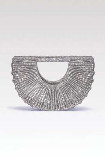 FOREVER NOOR Daisy Crystal Embellished Bag 
