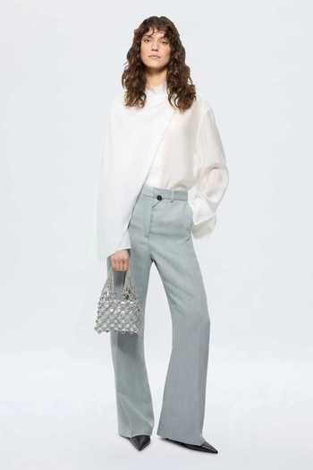 FOREVER NOOR Satin Mesh Rhinestone Bag 