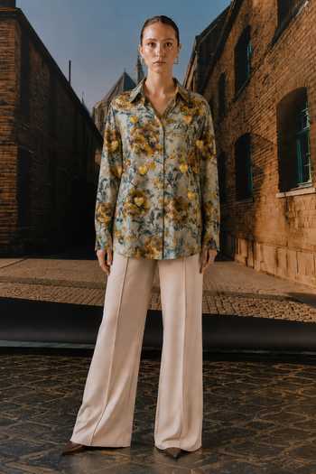 Maison Aguise Floral Print Shirt