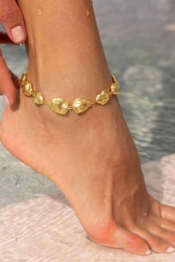 Arvino Asymmetrical Nugget Anklet