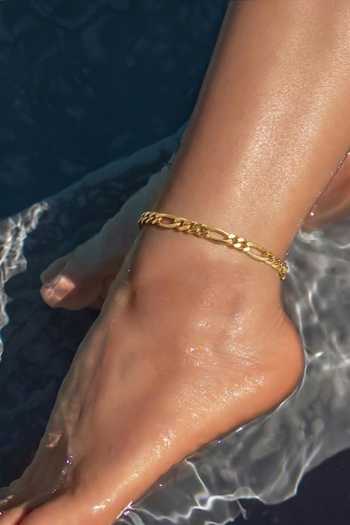 Arvino Classic Gold Chain Anklet