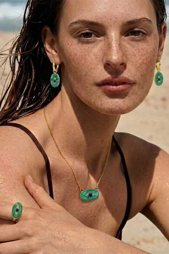Arvino Embellished Pendant Necklace Set 