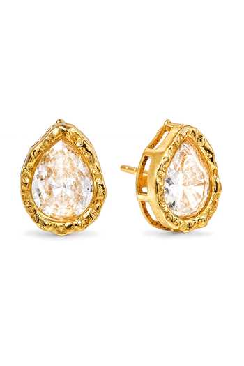 Arvino Teardrop Crystal Stud Earrings 