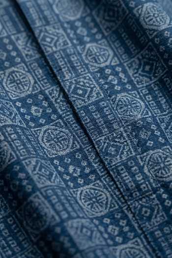 Buy_Prateek Munjal_Blue Cotton Kurta And Pant Set _Online_at_Aza_Fashions